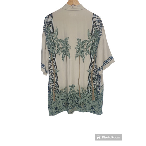 Men's Pierre Cardin Tropical Vacation Shirt size Large - Picture 2 of 3